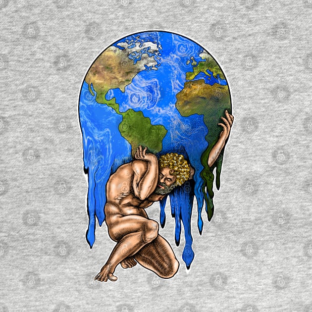 Atlas Greek mythology by Artardishop